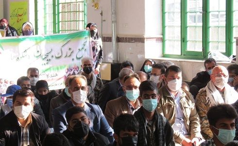 حضور شهردار و اعضای شورای اسلامی شهر در رزمایش اقتدار بسیجیان شهرستان گالیکش